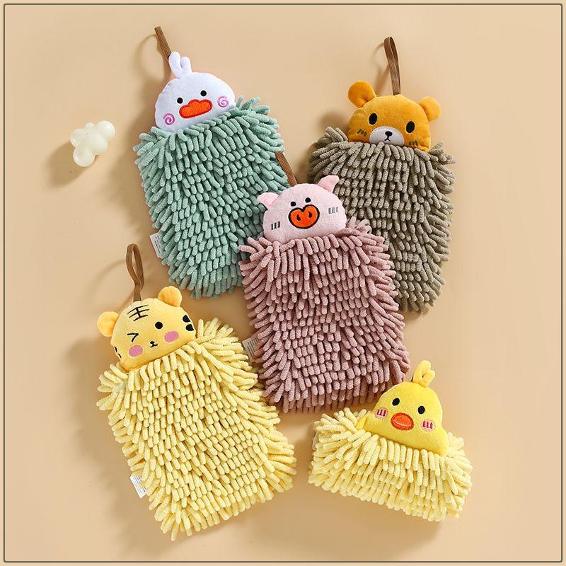 Hand Towel Toilet Hand Towel Household Super Thick Towel Cute Chenille Quick-drying Hand Towel Thick