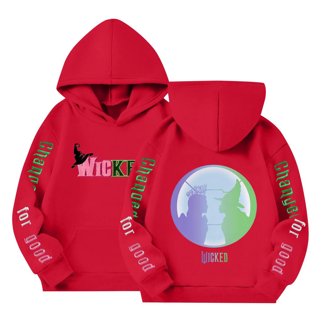 Детский пуловер с длинным рукавом, свободного кроя, с принтом букв, капюшоном на шнурке