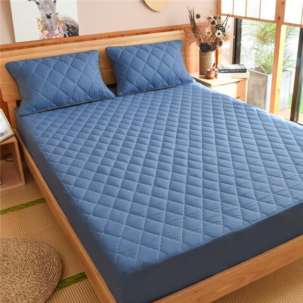 Водонепроницаемый чехол на кровать, стеганый наматрасник с тиснением, водонепроницаемая простыня, защита от клещей, наматрасник, покрывало (Нет наволочки)