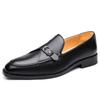 New Designer Leather Platform Big Size Dress Shoes For Men Soft-Soled Belt Buckle Men'S Wedding Shoes Fashion Male Derby Shoes