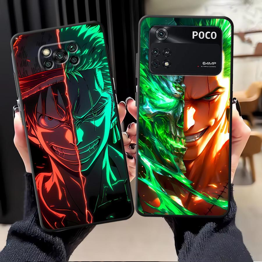 Чехол Luffy из One Piece для Xiaomi Poco C51 F3 F4 F5 M5 C50 C65 M3 M4 Pro X3 X4 X5 Чехол для телефона Funda