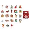 45pcs Cute Christmas Stickers Mini Paper Sticker Label INS Aesthetic Kawaii Snowman Stickers Stationery Scrapbooking Material