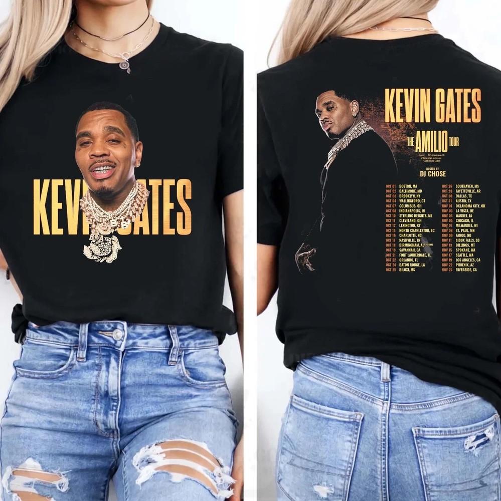 Kevin Gates The Amilio Tour Reprint Castro Concert Fan Tee Unisex T-Shirt