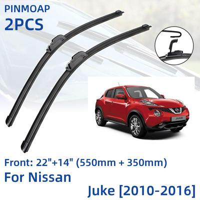 2 шт. передние щетки стеклоочистителя для Nissan Juke 2010-2016 22 "+ 14" оконные щетки резак аксессуары 2010 2011 2012 2013 2014 2015 2016