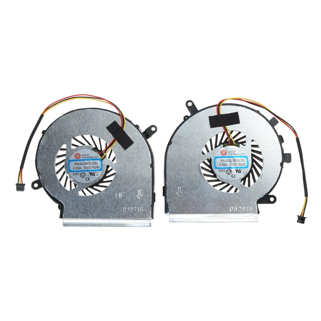 Вентилятор ЦП и ГП для MSI GE72 GE62 PE60 PE70 GL62 GL72 2QD 2QE 2QF 007X 053X 216XCN Кулер PAAD06015SL DC5V 0.55A Радиатор