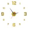 Creative Frameless Wall Clock Wall Mechanism DIY Night light Arrows Decal Wall Decoration Home Silent Clock Living Room Office