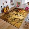 Tolkien Fan Polyester Carpet, Soft Indoor Mat for Office Chair, Living Room, Computer Desk - Decorative Home Office Rug Design