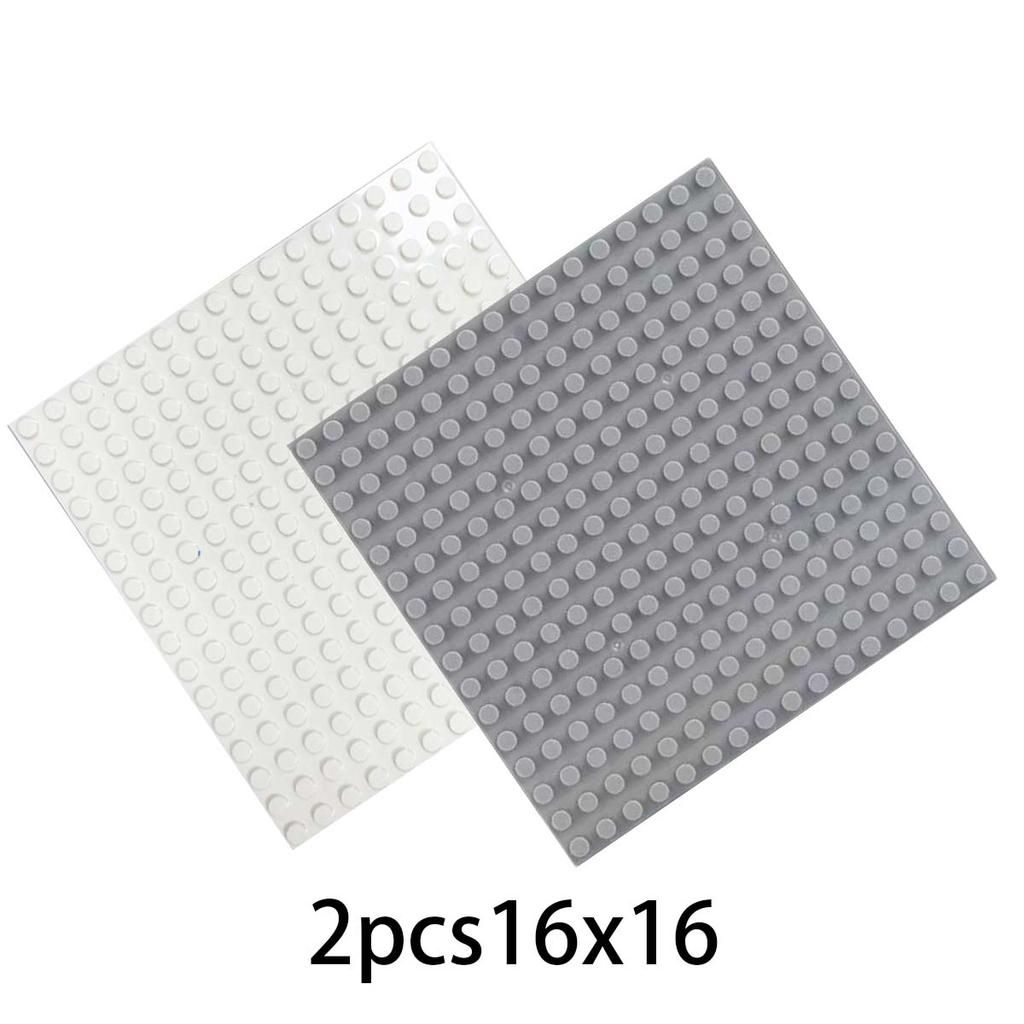 2 шт. 16x16 Базовая пластина-основа, совместимая с основными брендами, Игровой набор ДЕТСКОЕ Творчество Игрушка Аксессуары для основы
