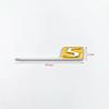 Car S Logo Emblem Badge ABS Metal Sticker For Benz E63S C63S GLC63S GLE63S GLS63S GTR GT Series CLA45S Car Decoration nn1