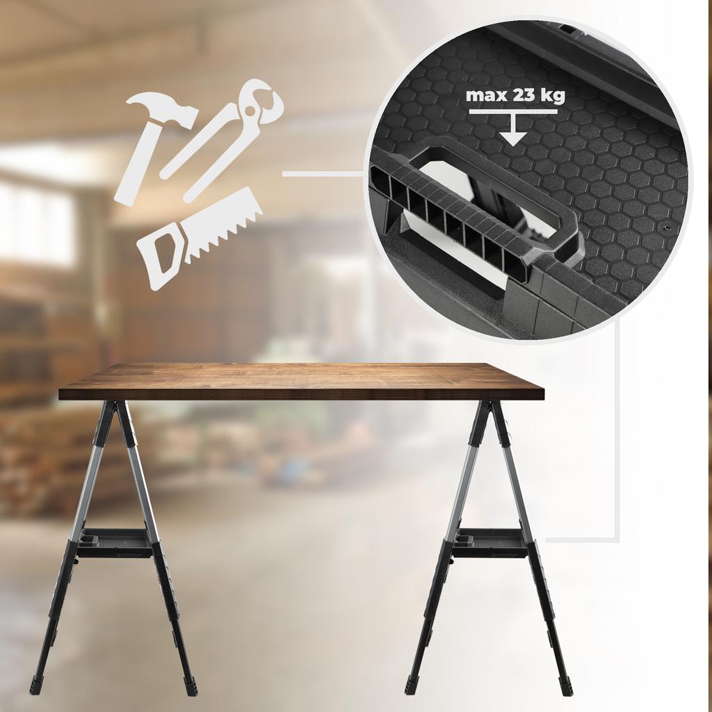 KETER Wood Cutting Workshop Stand Trestle