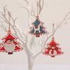 Рождественская елка Декор Санта Снеговик Лось Лошадь Мини Рождественский Декор Подвеска Милый Деревянный Декор Рождественская Елка Подвеска