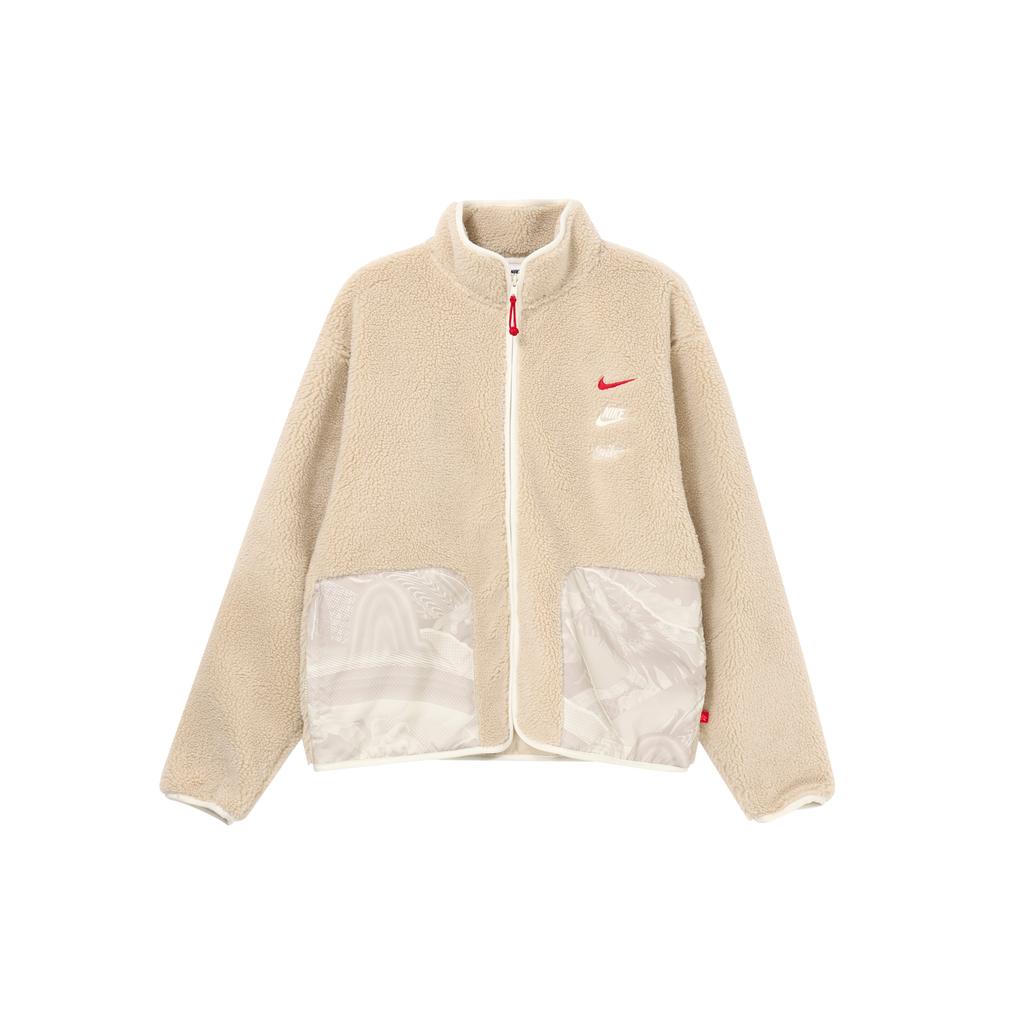 Новое пальто Nike с бархатистой текстурой, мужское, пляжно-белое FZ6194-126