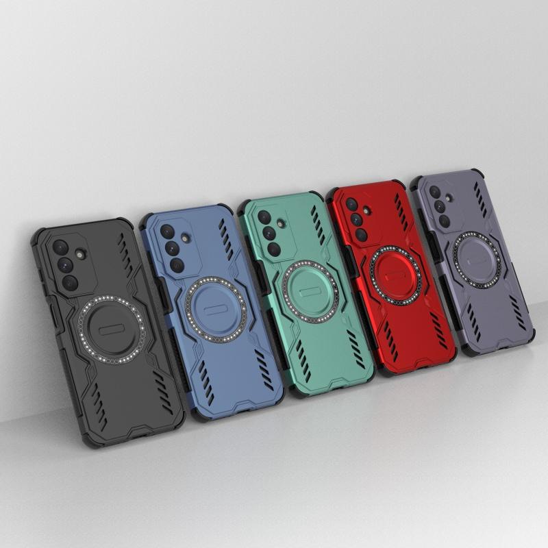 Для Samsung A26 Чехол Крышка Samsung Galaxy A26 Capas Кольцевой Магнитный Жесткий Противоударный Magsafe Беспроводная Зарядка Fundas Samsung A26