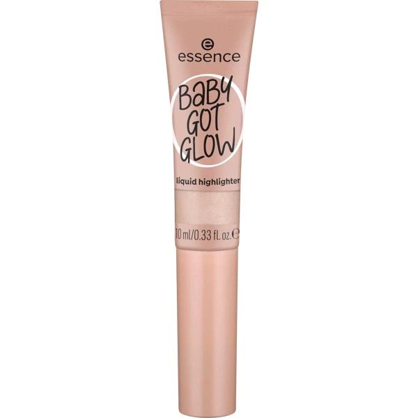Essence Baby Got Glow Rozświetlacz Do Twarzy W Płynie 10 Sassy In Silk 10Ml