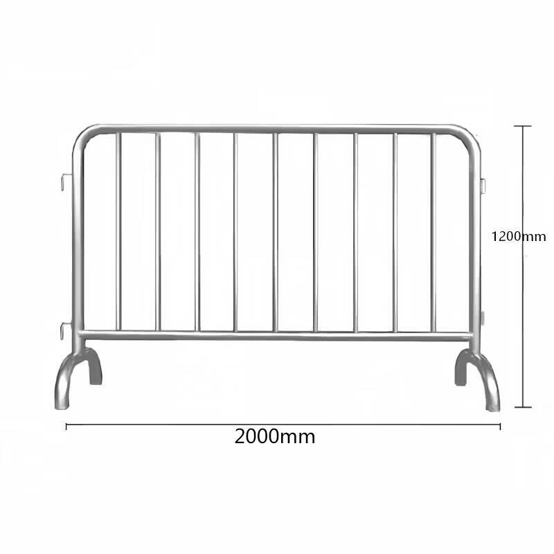 LNGA LANDGRE Stainless Steel Mobile Crowd Control Barrier CN plug (adapter included)