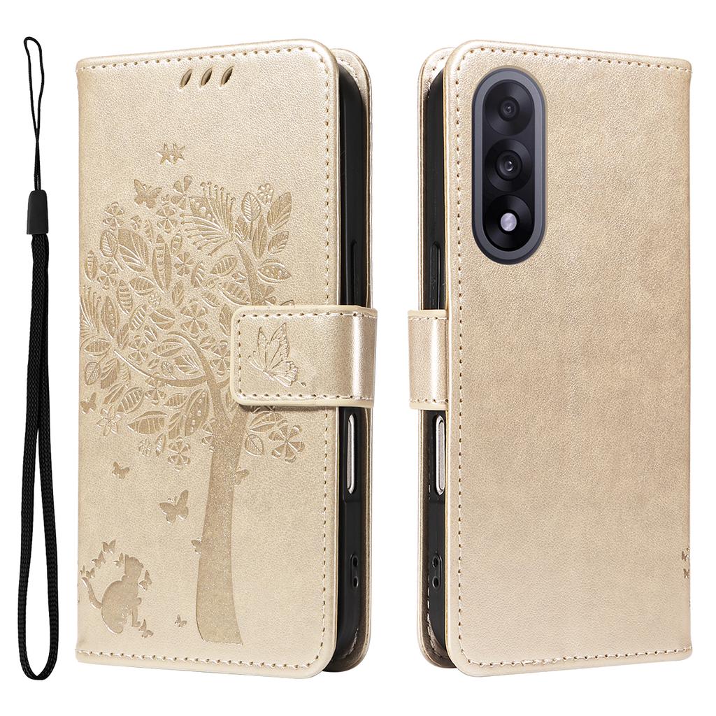 Чехол-книжка для телефона OnePlus Nord 5 5G/OnePlus Ace 5 Ultra 5G с подставкой, с рисунком кошачьего дерева, кожаный кошелек, мобильная накладка