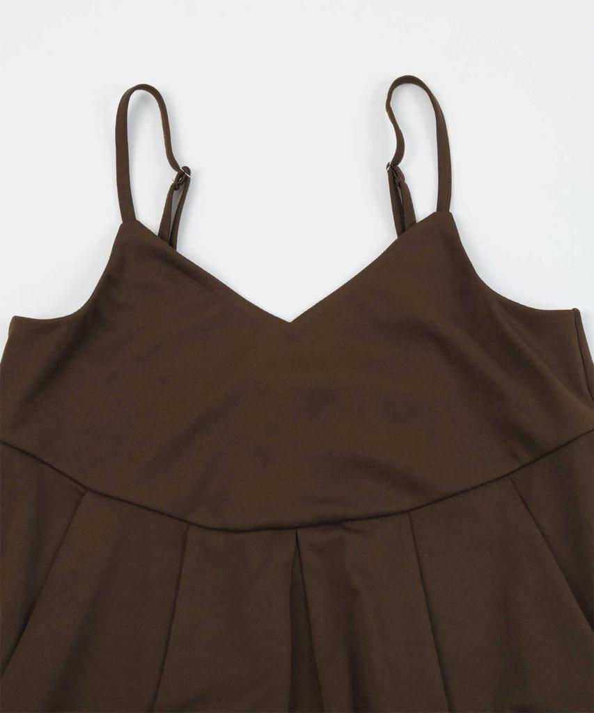 Топ с плиссировкой без косточек и комплект бикини DDXM0557 Женский Средний Черный