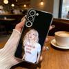 K-Kpop Idol Singer R-Rosé Phone Case For Samsung Galaxy S24 S25 S23 S22 S21 Plus S24 S25 Transparent Cover Case