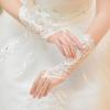High Quality Dress Bride Wedding Beads Rhinestone Fingerless Gloves Short Gloves Lace