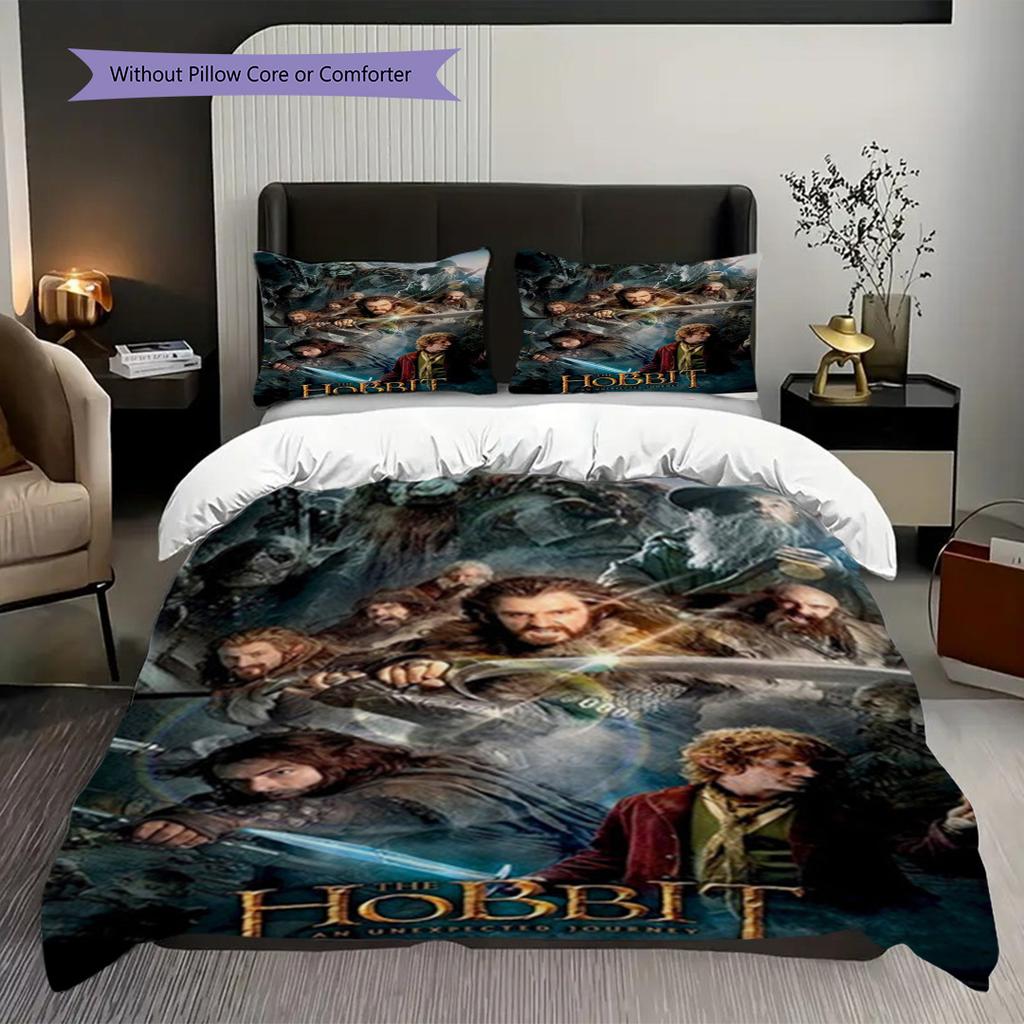 Hobbit Journey Bedding 1 Duvet Cover 2 Pillowcase Without Core Soft And Comfortable Duvet Cover And Pillowcase Bedding Set