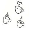 652F Metal Coffee Sign Wall Decors for Home Kitchen Cafe Restaurant Coffee Station Gift for Coffee Lover Birthday Christmas