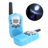 T388 Мини Ручной Приемопередатчик ЖК-Экран Двусторонние Радиостанции с Подсветкой Детские Игрушки Для Уличного Отдыха(синий )