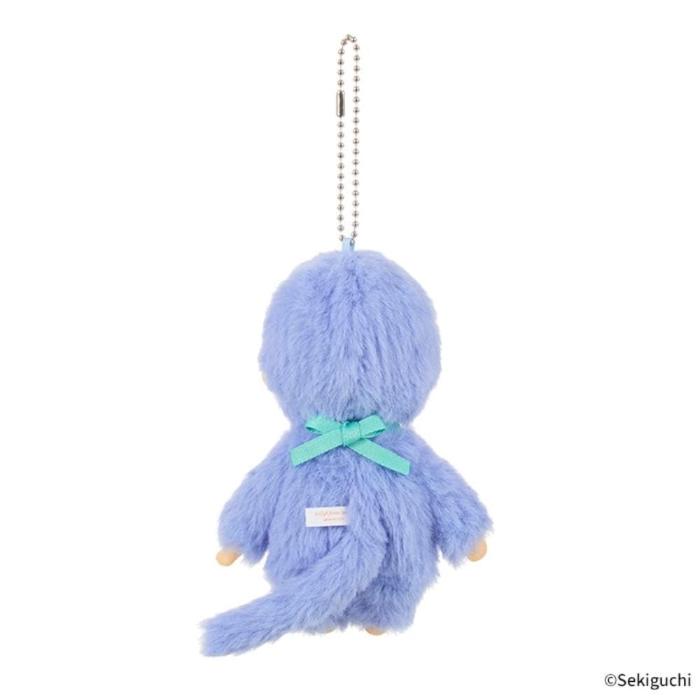 Sekiguchi Плюшевый брелок Monchhichi COLORS Синий,