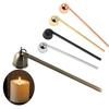 Bell Candle Extinguisher with Long Handle Polished Stainless Steel Tealight Candle Wick