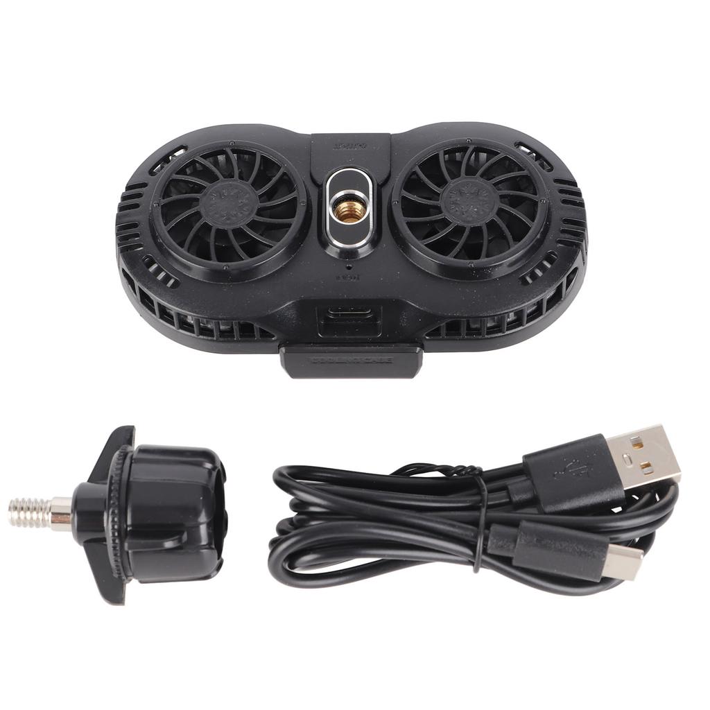 Охлаждающий вентилятор для мобильного телефона, выдвижной бесшумный радиатор для сотового телефона с двойным полупроводниковым охлаждающим чипом