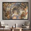 Classic Fresco In The Room Of The Giants Poster Canvas Paintings Decoration Vintage Wall Art For Living Room Home Office Decor