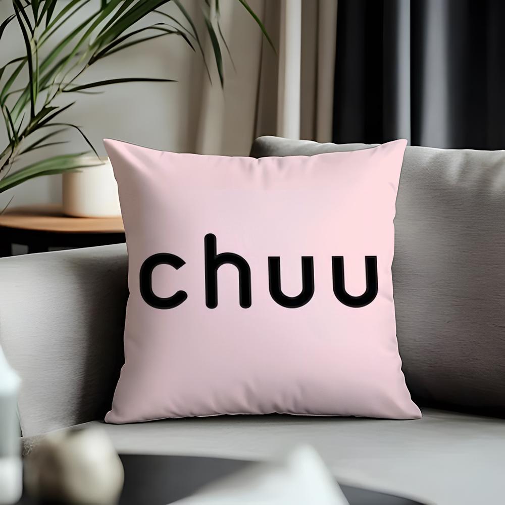 Fashion Cchuuable Cushion Cover Antidustmite Pillowcase Invisible Zipper Silky Short Plush Sofa Cushion Cover