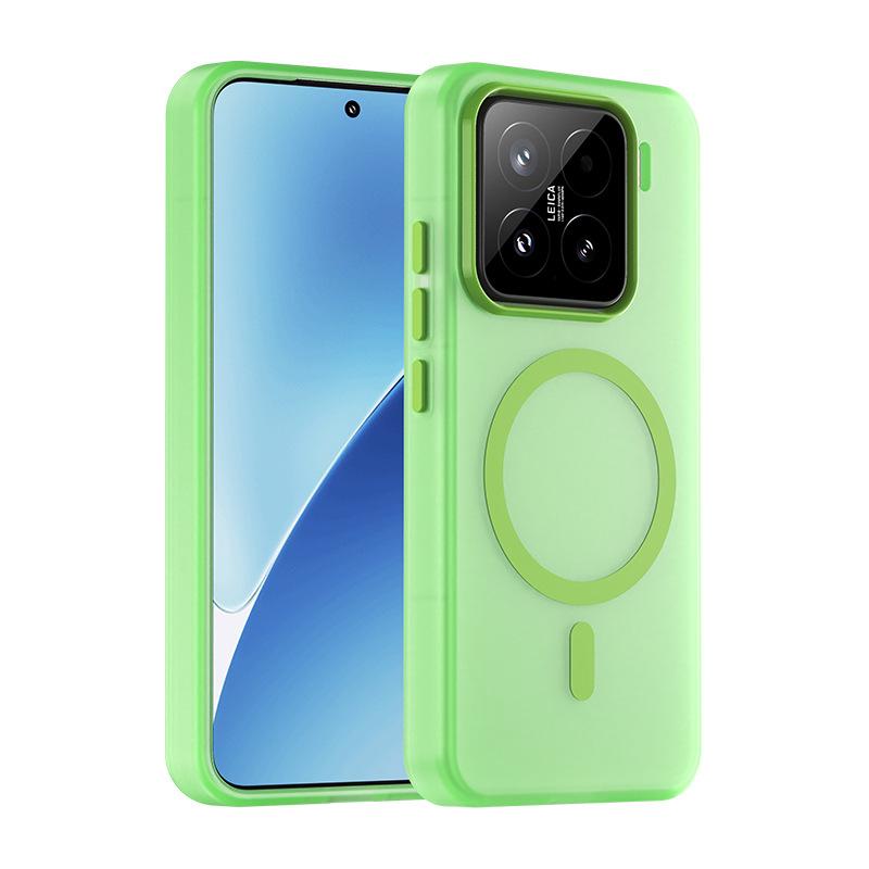 Применимо к чехлу для мобильного телефона Xiaomi Mi 11 Xiaomi11pro магнитный чехол противоударный матовая кожа беспроводная зарядка всесторонний противоударный