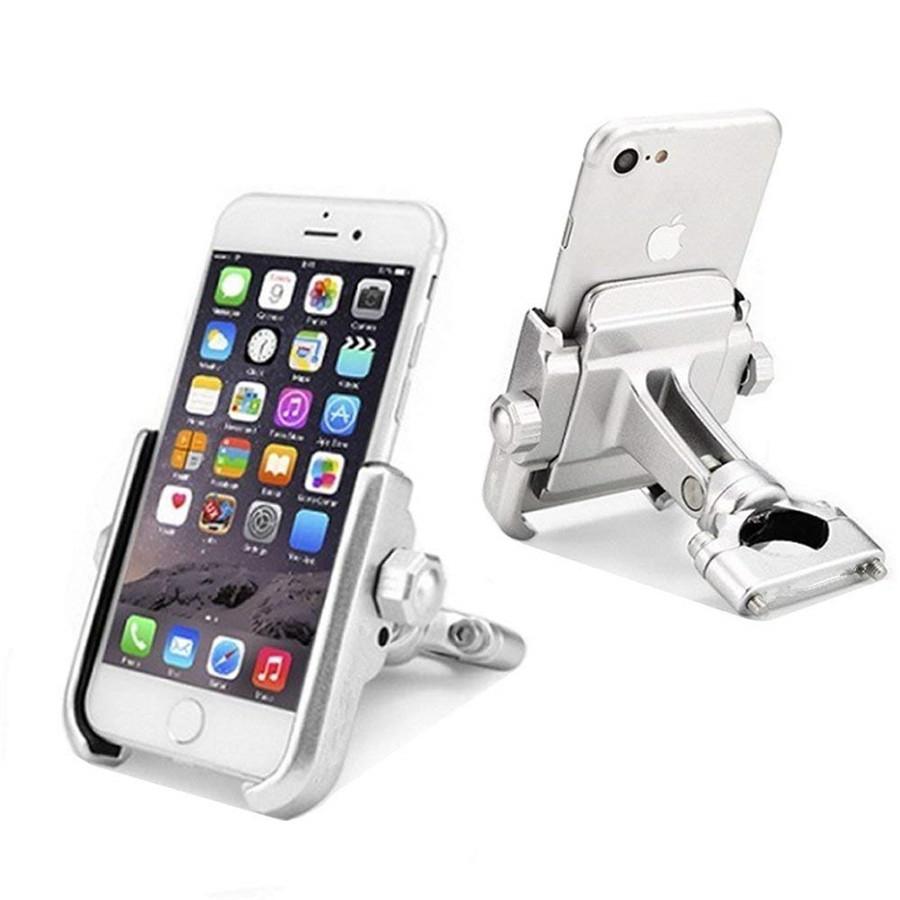 Алюминиевое мотоциклетное крепление на руль велосипеда, держатель 360° для GPS, мобильного сотового телефона