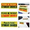 New Driver Magnet Safety Warning Driver Magnet for Car Please Be Patient Student Driver Magnet Reusable Magnetic Signs