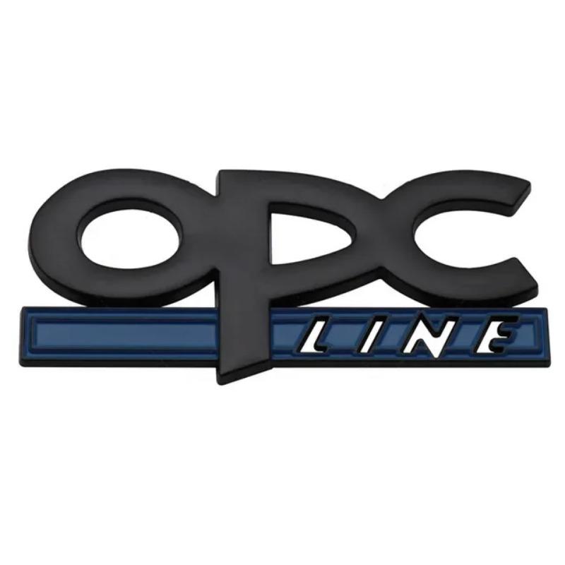 3D Металлическая Наклейка-значок OPC Line На Заднюю Крышку Багажника Автомобиля Аксессуары Для I-nsignia C-orsa E A-stra H J D Z-afira V-ectra