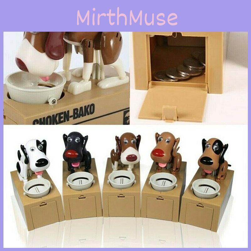 Очаровательная копилка в виде щенка с забавным автоматическим действием поедания для детей