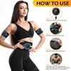 5-in-1 EMS Ab Muscle Stimulator: Smart Waist Belt for Massage, Fat Burning, and Training