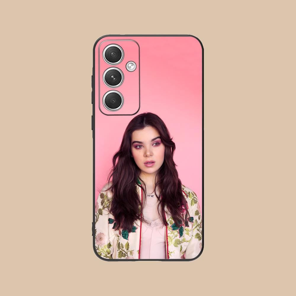 Матовый чехол из ТПУ для мобильного телефона Hailee Steinfeld для Samsung Galaxy S26 S25 S24 S23 S22 S21 S20 Note20 Plus FE Ultra Цветная крышка