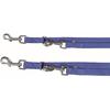 Laisse Double Réglable - TRIXIE - Bleu - Nylon - Multi-positions - Extra Résistante