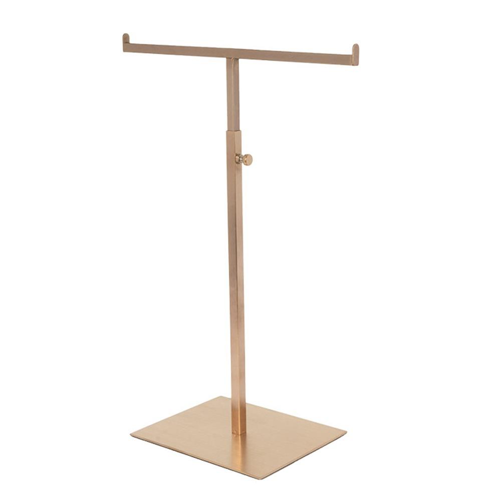 Stainless Steel Bag Show Shelf Gold Silver Height Adjustable Wallet Holder Stand Metal Display Risers Silk Scarf/Headband Hanger