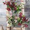 Branch Style Artificial Fruit Stem Realistic Design Fake Branch Decor  Garden Decoration