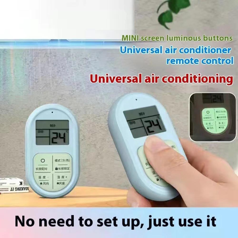 USB-зарядка A/C Пульт дистанционного управления Световые кнопки Универсальный пульт дистанционного управления кондиционером Цифровой ЖК-дисплей