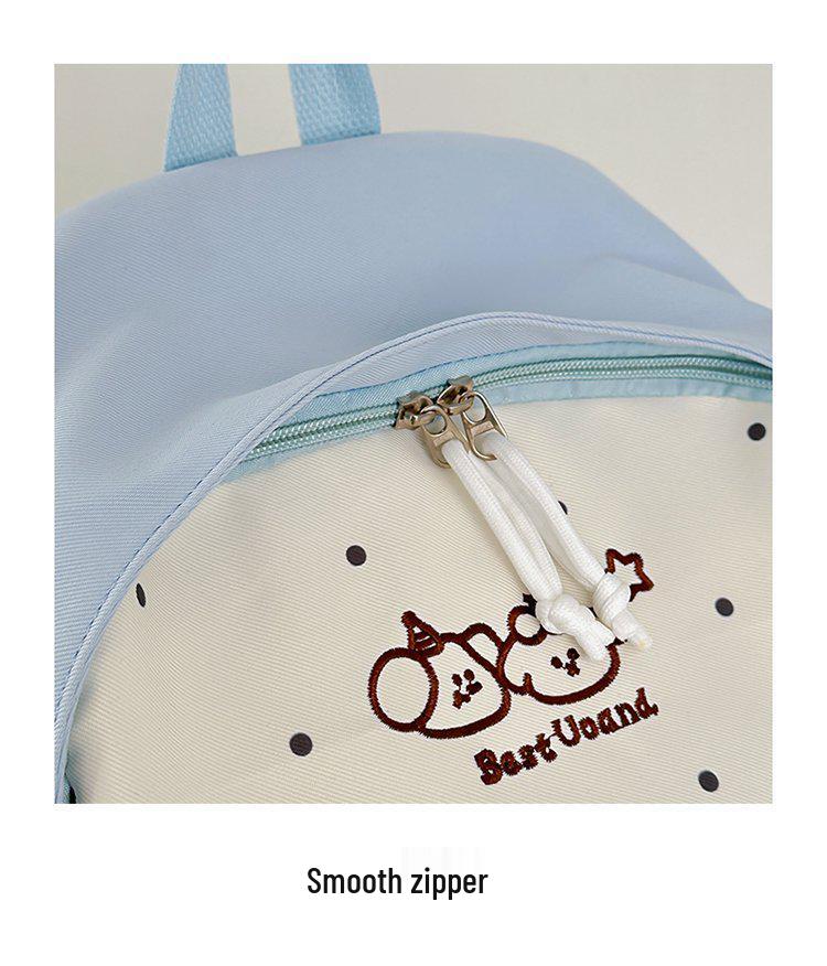 Large Capacity Japanese Style Backpack - Lightweight, Cute Cartoon Design for Female Students