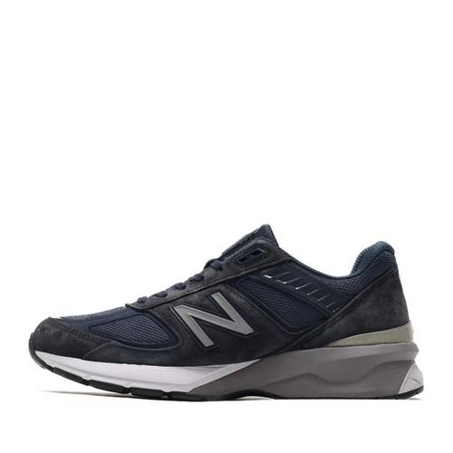 New Balance 990V5 Made In USA Navy Silver M990NV5 Men's Size Navy