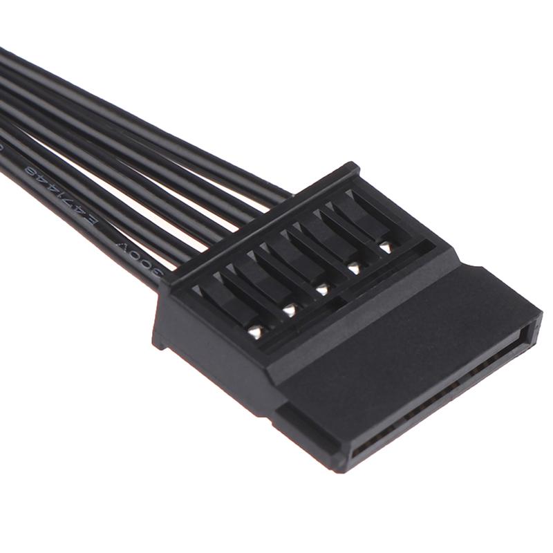 30Cm Sata 15Pin Male To Female Power Cable Hdd Ssd Power Supply Cable