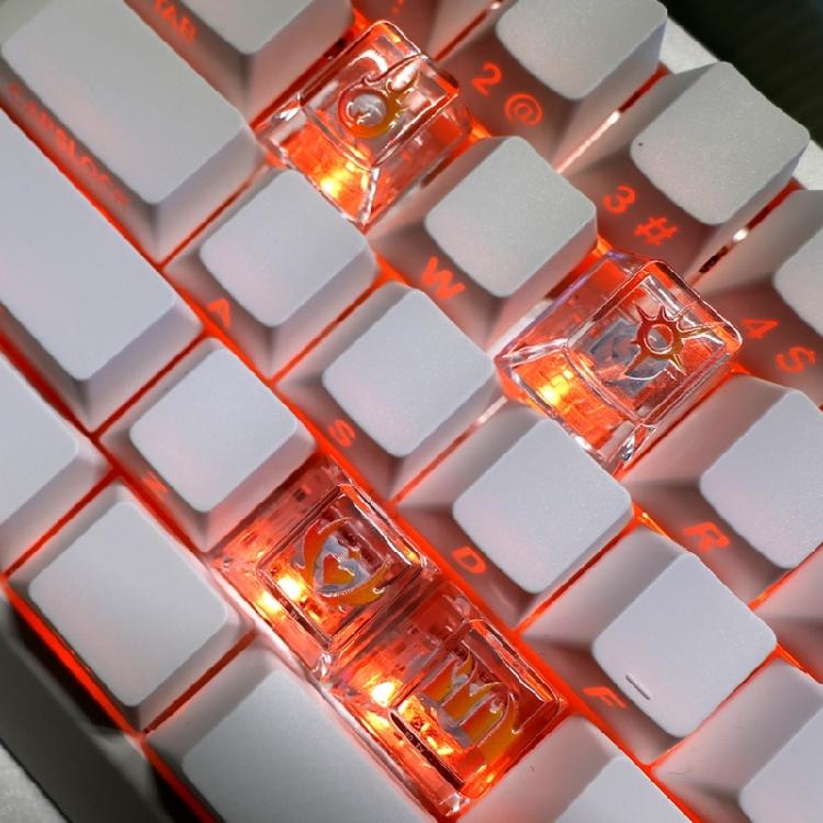 Высокопрозрачные колпачки клавиш усиливают эффекты подсветки и обеспечивают длительное использование для механических клавиатур