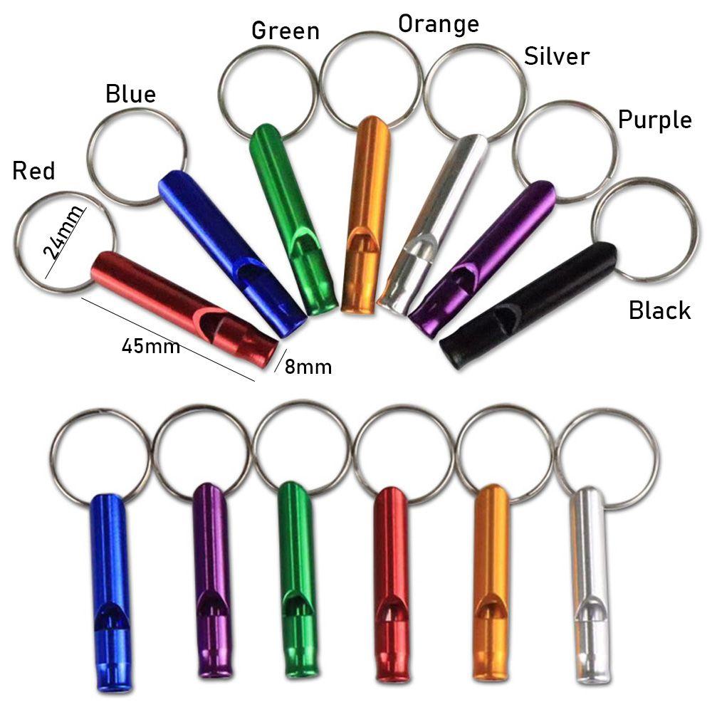 Aluminum Camping Hiking Outdoor Training Accessories Survival Whistle Emergency Whistles EDC Tools