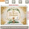 2D Mi Primera Comunion Celebration Background, Chalice & Dove Decor