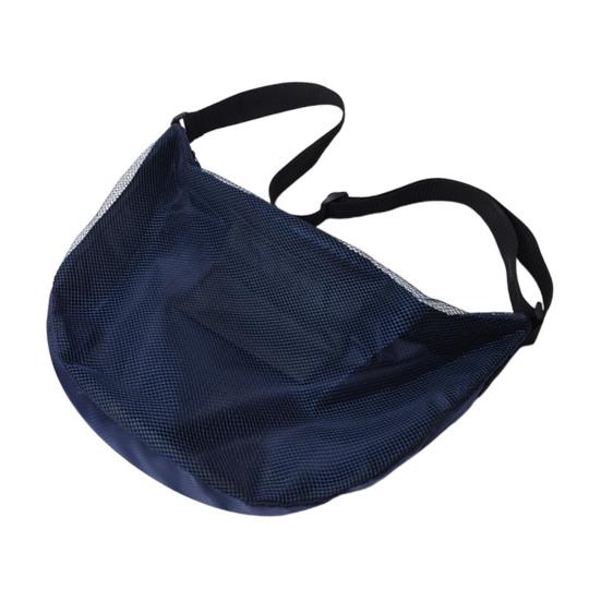 Single Ball Bag Crossbody Basketball Carrier Bag Waterproof Zippered Gym Shoulder Bag with Mesh Pocket Adjustable Strap for Carrying Soccer Volleyball