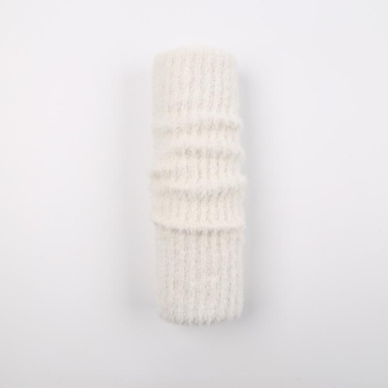 Женские гетры из густого лисьего меха в японском стиле - Трансграничные, не линяющие, осенне-зимние длинные носки.